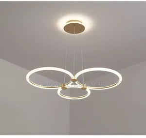 Modern Gold Ring LED Chandelier