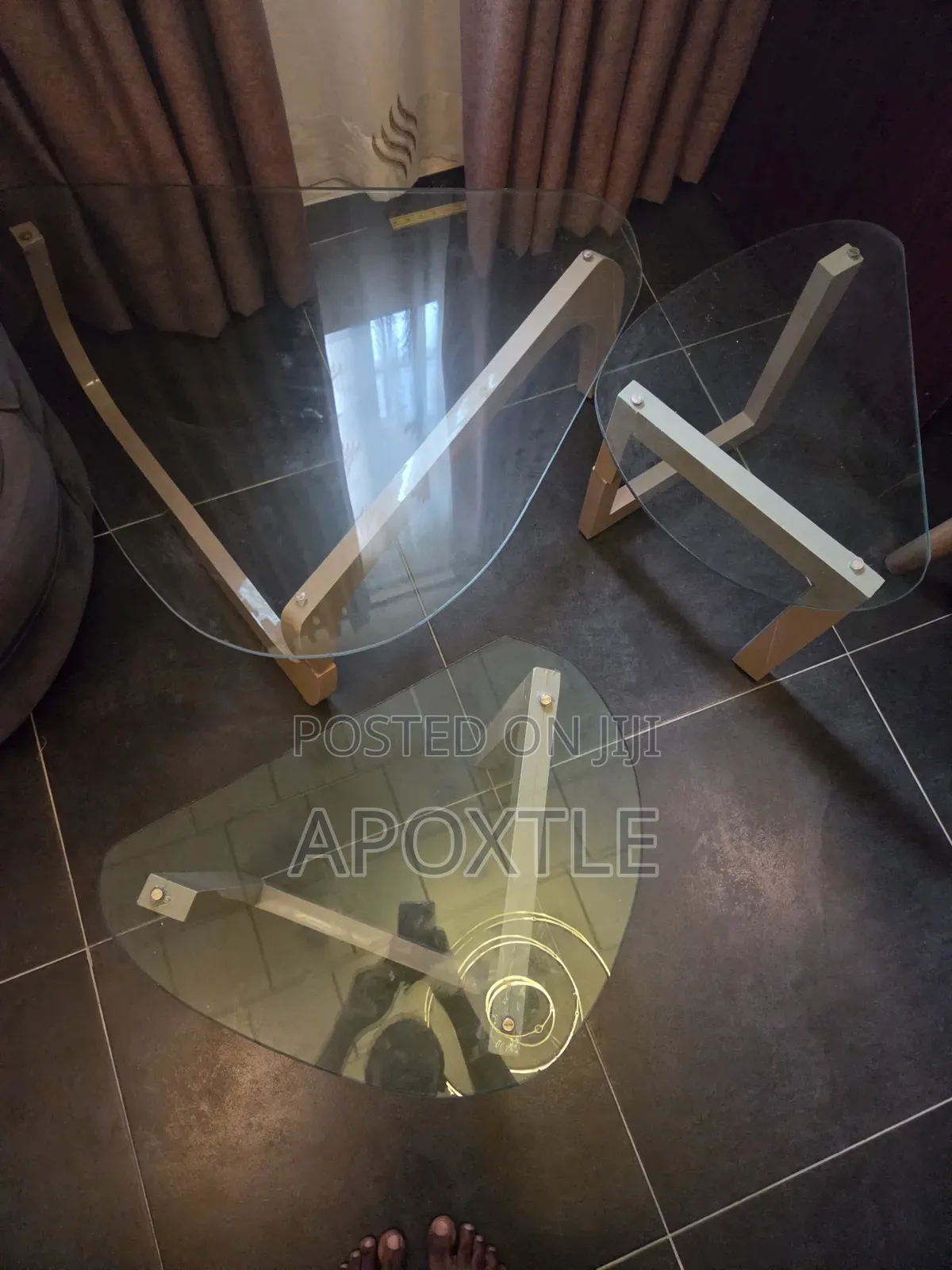 Glass Table Set