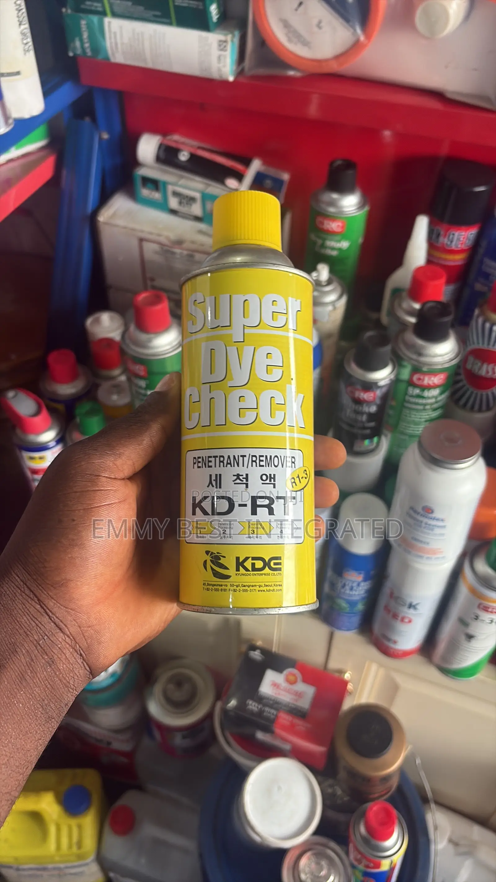 Super Dye Check KD-RT Penetrant/Remover