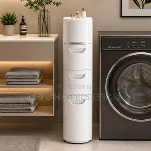 Slim Bathroom Storagewith Wheels Atm