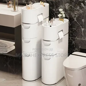 Slim Bathroom Storagewith Wheels Atm