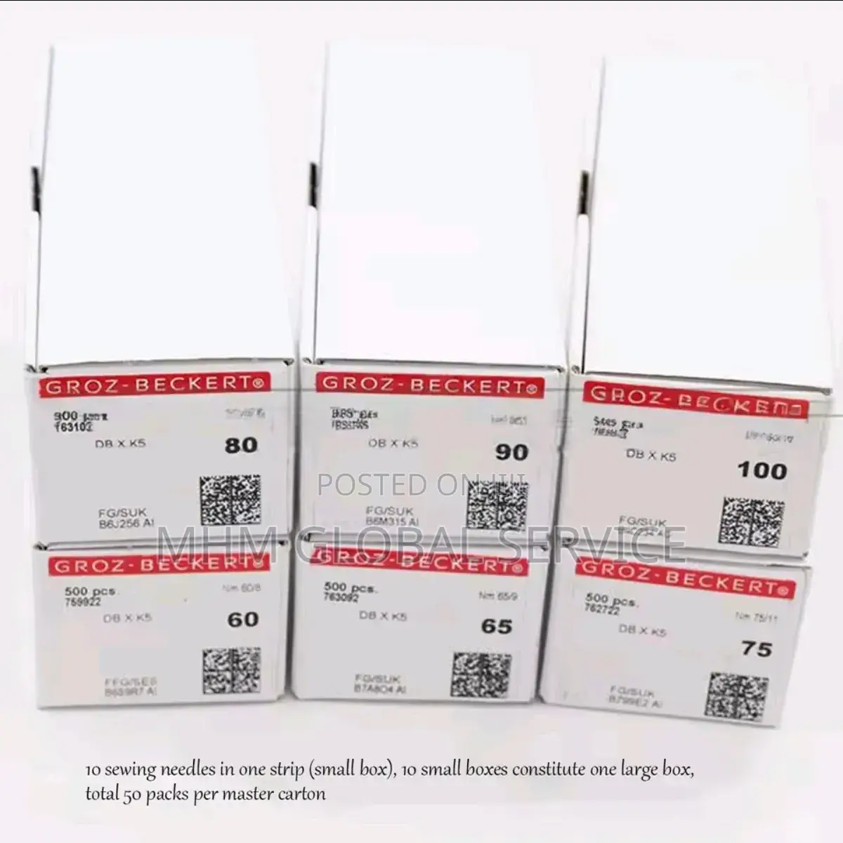 Monogram Machine Needle (Original GROZ-BECKERT German Needles) 100 PCS