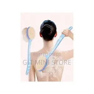 1Brush) Long Handled Body Brush Bath Exfoliating Brush