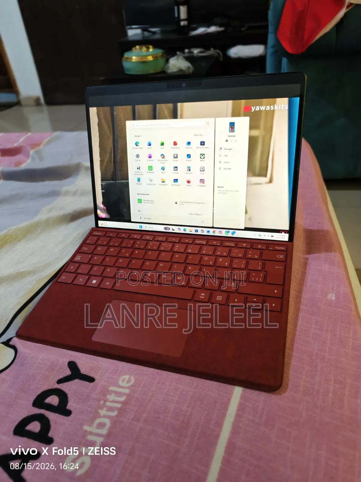 Microsoft Surface Pro X 16GB Qualcomm Snapdragon X Elite SSD 512GB