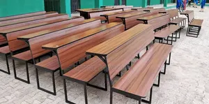 Student's Desk and Bench for 4 Persons.