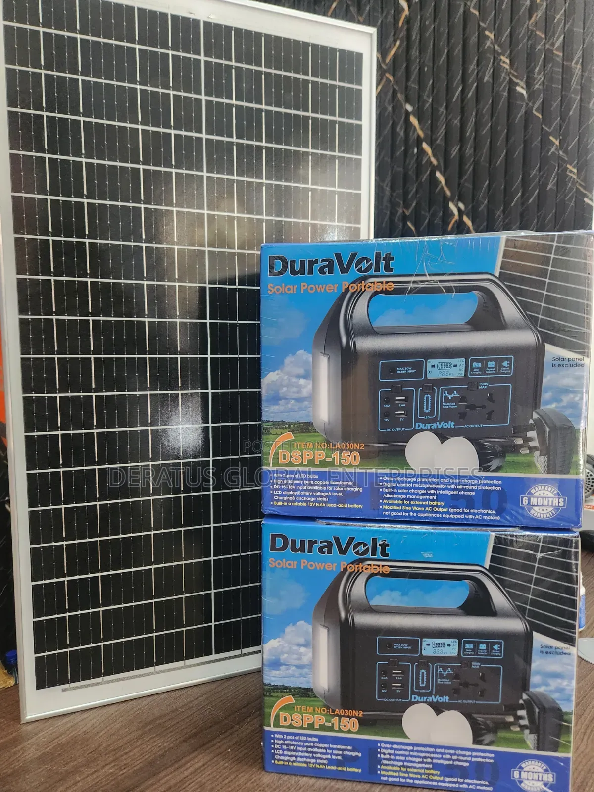 Duravolt 150W Solar Generator + Solar Panel