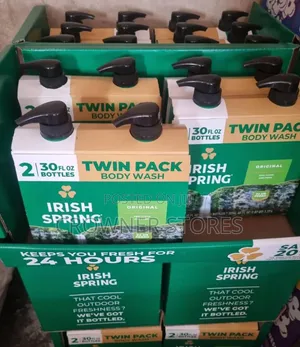 Irish Spring Twin Pack Body Wash With Pump Pack (2 X 30oz)