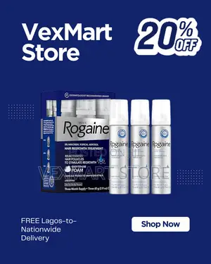 Rogaine 5% Minoxidil Foam for Hair Regrowth for Men