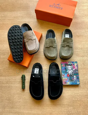 Hermes Suede Mule