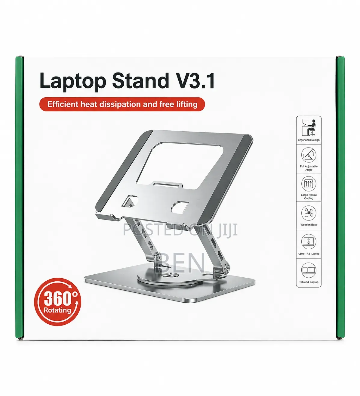 Generic v 3. 1 Aluminum Laptop Rotational Stand