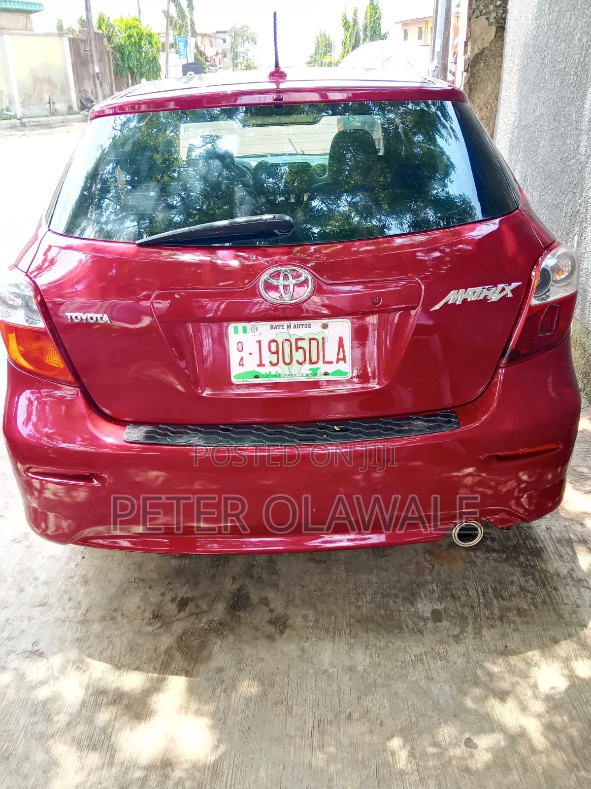 Toyota Matrix 2011 Red