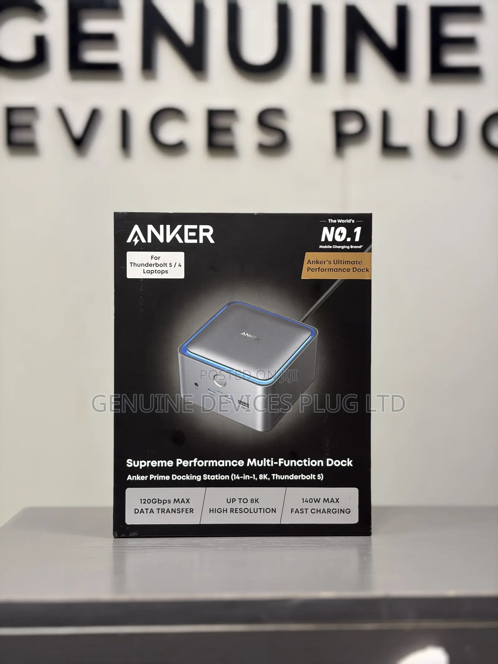 Anker Prime TB5 Docking Station, 14-in-1 Thunderbolt 5 Dock for Laptop