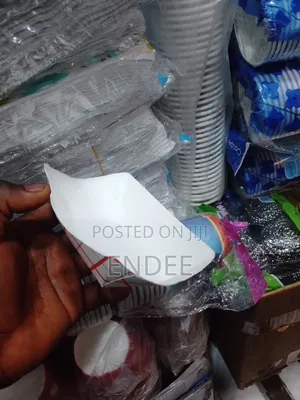 Paper Bot Plate for Small Chops by 50piec