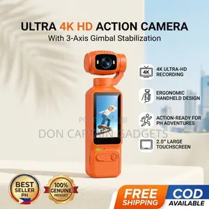 Ultra Handheld Action Camera HD Display