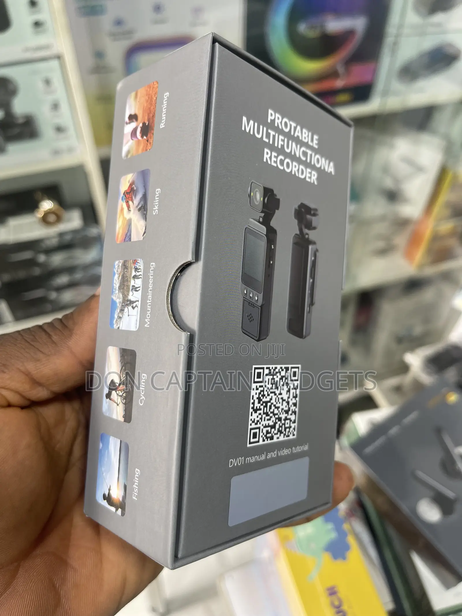 DV01 Osmo Pocket Recorder 1080p HD Action Camera With WiFi