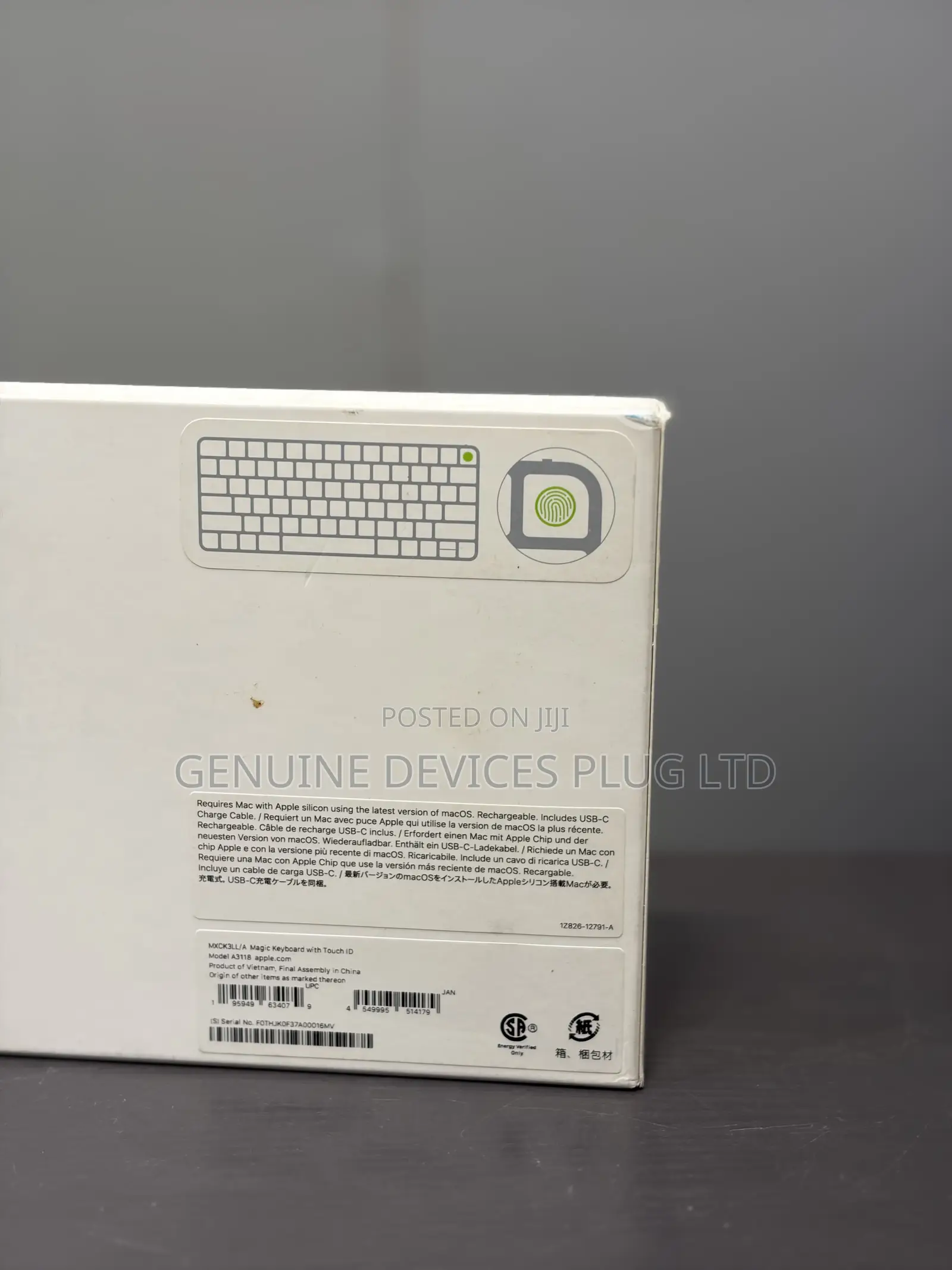 Apple Magic Keyboard With Touch ID for Mac Models With Apple Silicon