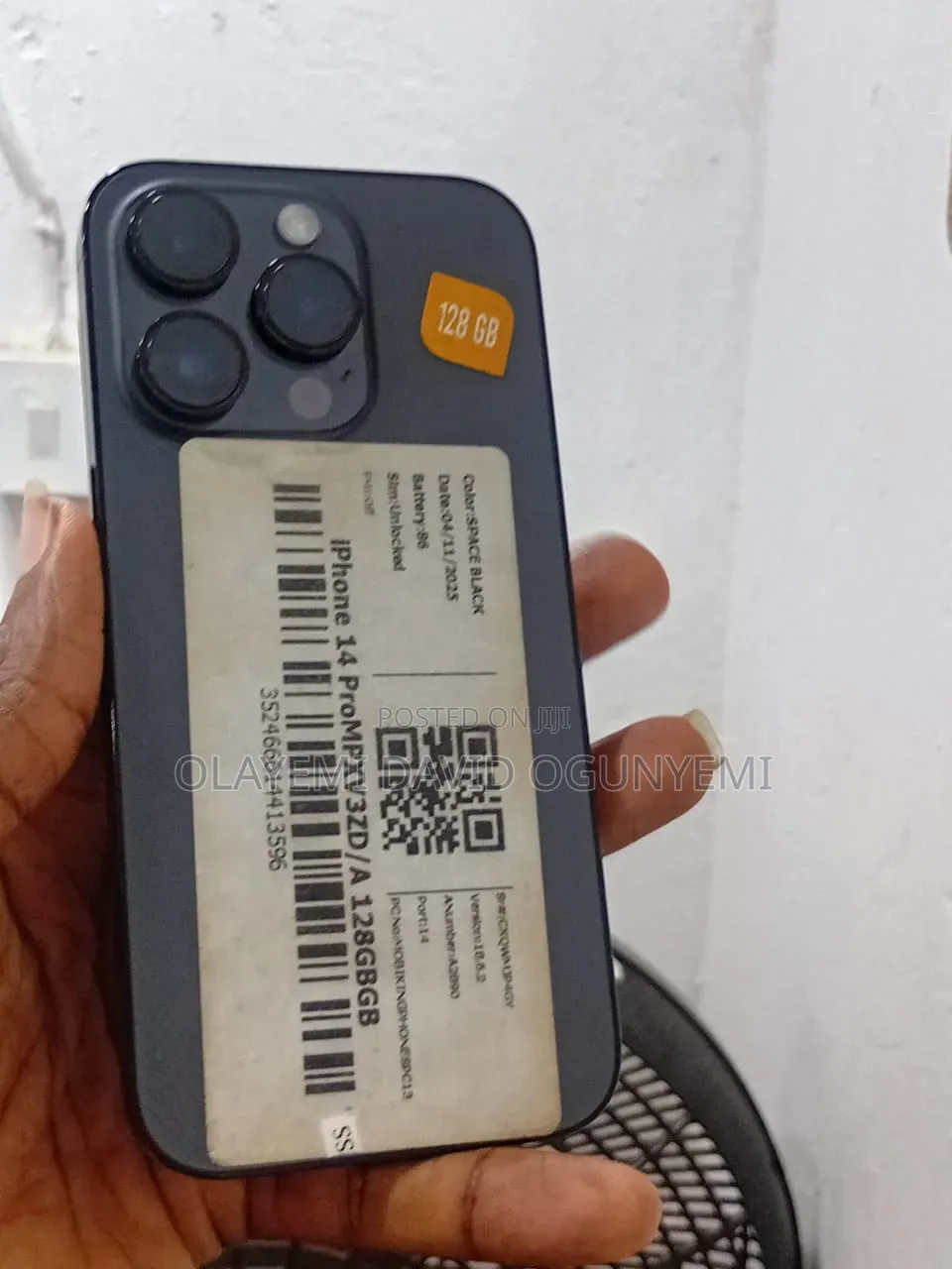 Apple iPhone 14 Pro 128 GB Black