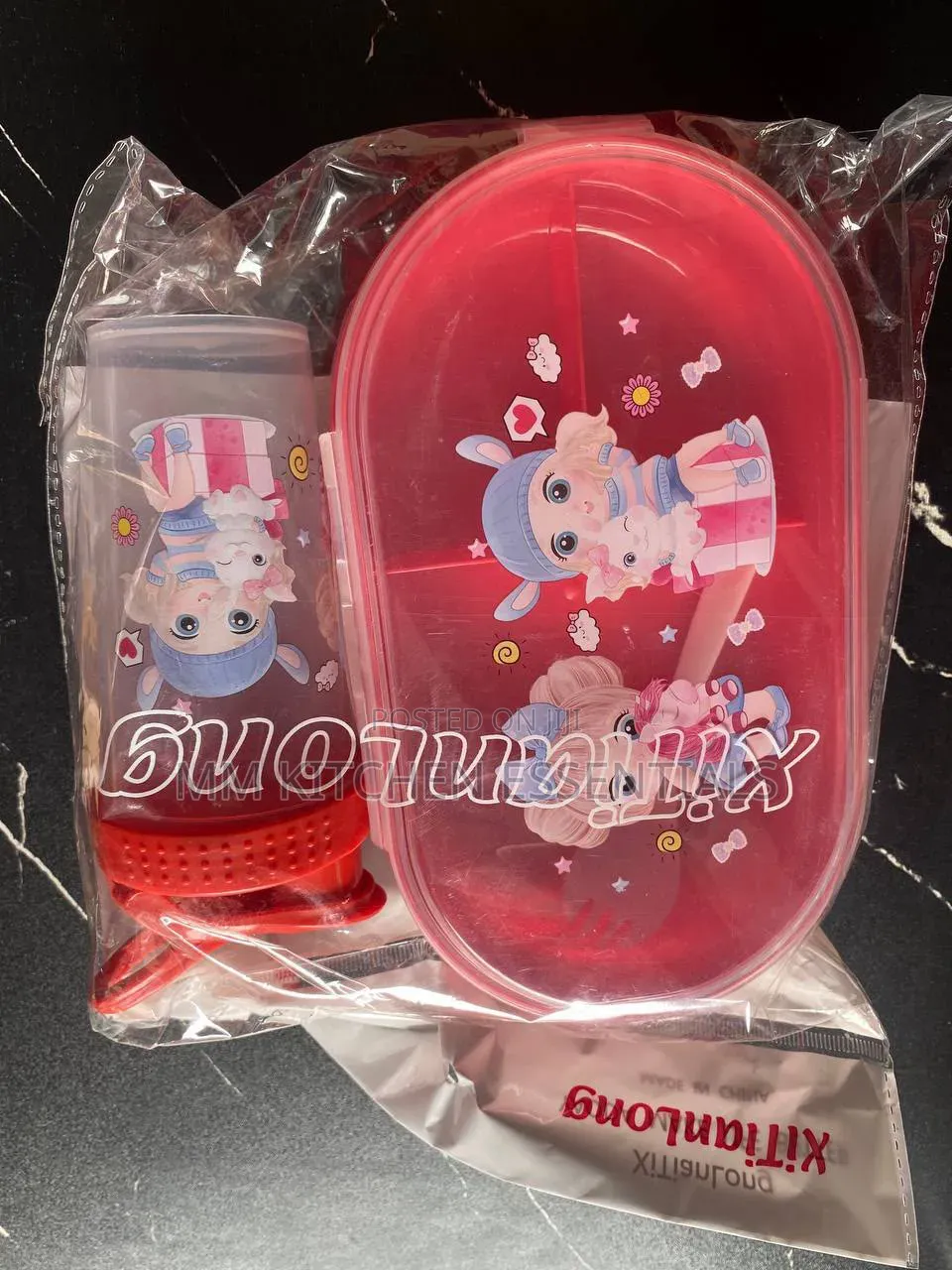 Mix Lunch Box With Water Bottle
