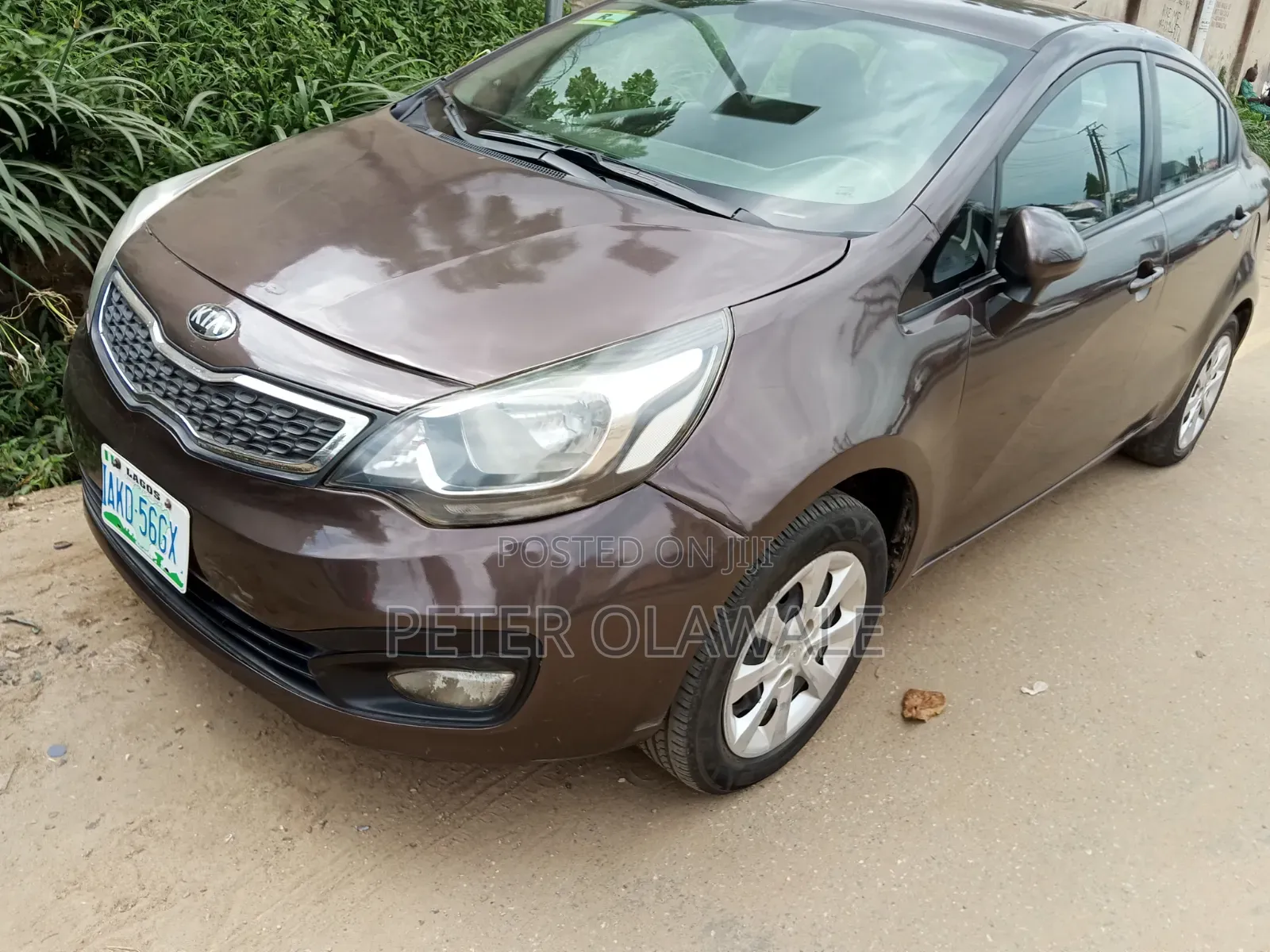 Kia Rio 2014 Brown