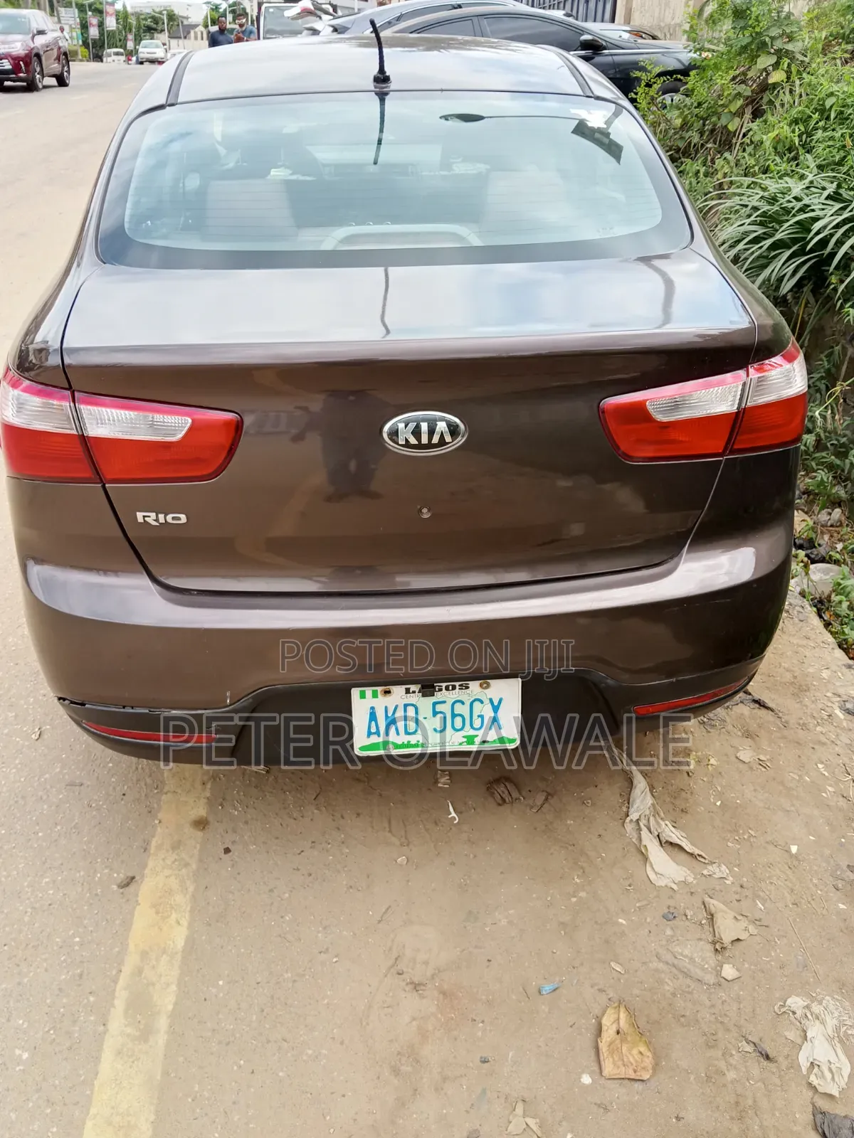 Kia Rio 2014 Brown