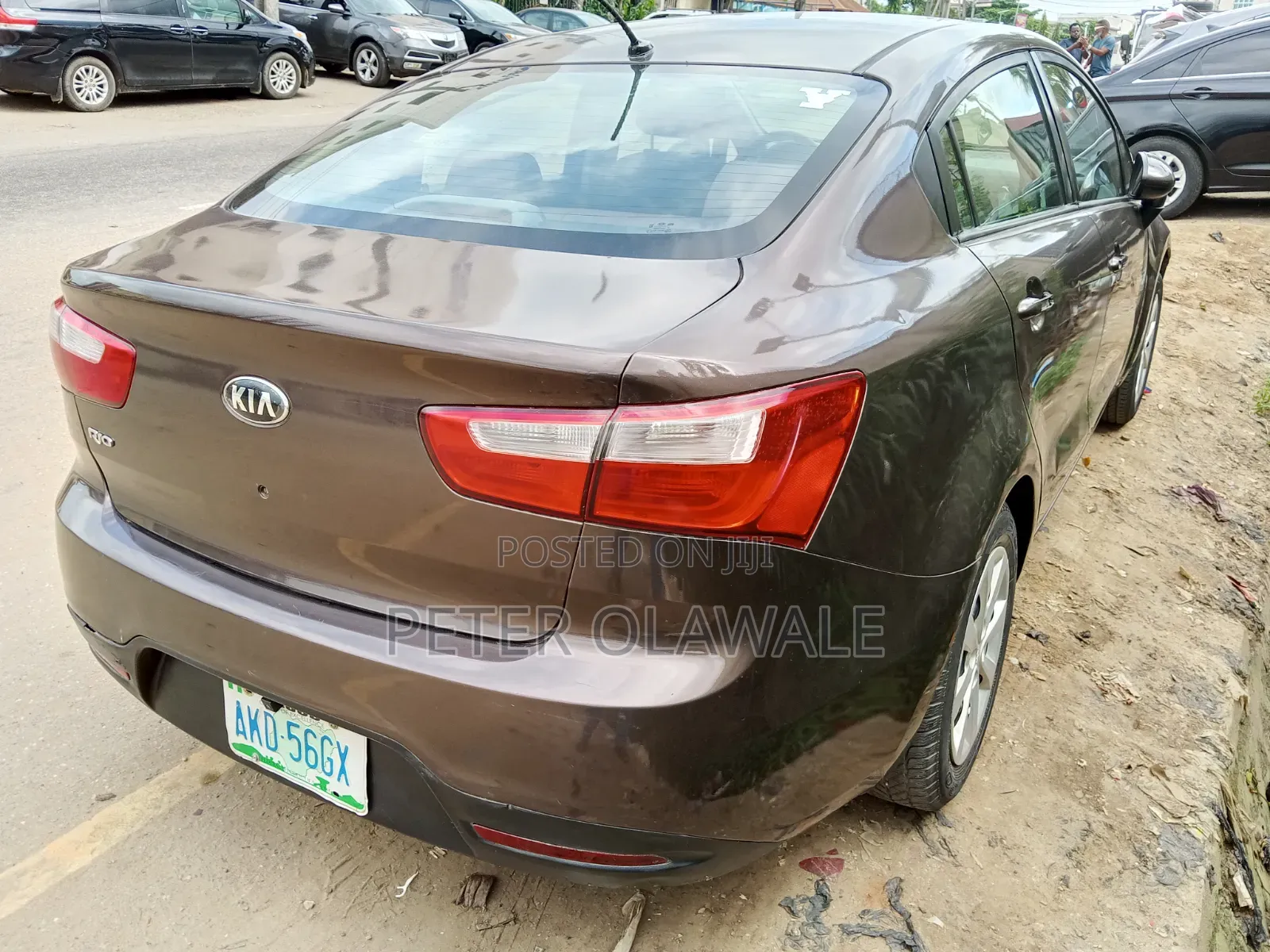Kia Rio 2014 Brown