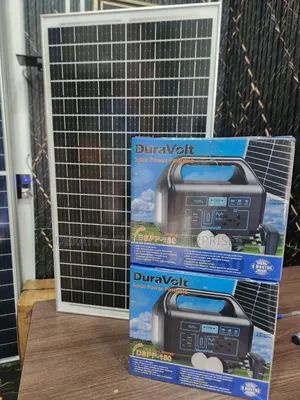 Rechargeable Portable Solar Generator With 50W Panel