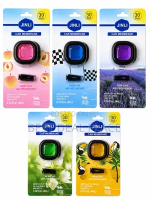 JINLI Car Vent Air Freshener – Long-Lasting Car Perfume, 30 Days 5pcs