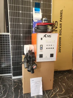 JCNS 1000W Solar Generator 1kWh Lithium Battery + 200W Panel