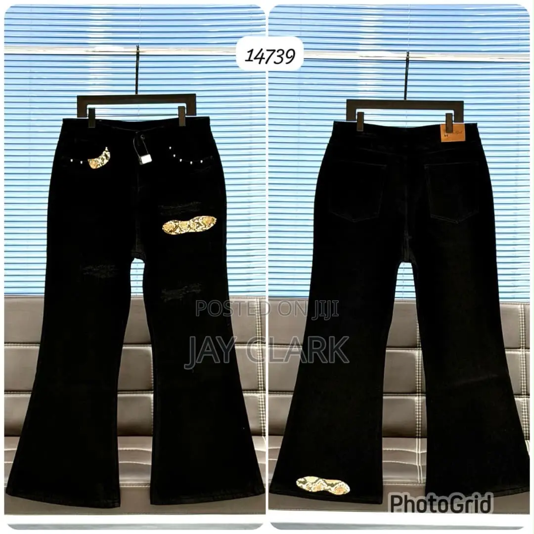 Galaxy Print Denim Jeans