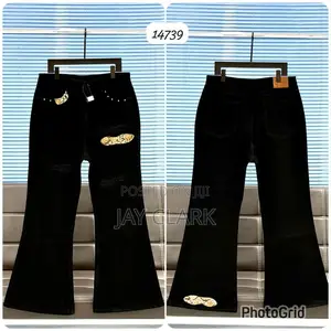 Galaxy Print Denim Jeans