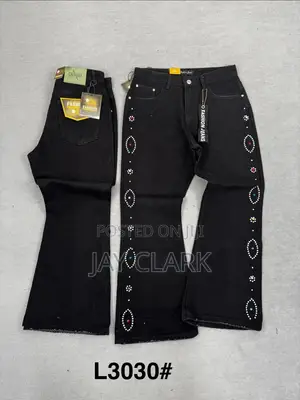 Galaxy Print Denim Jeans