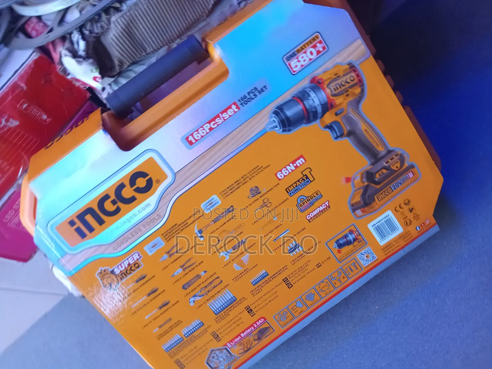Ingco 166-Piece Industrial Tool Set