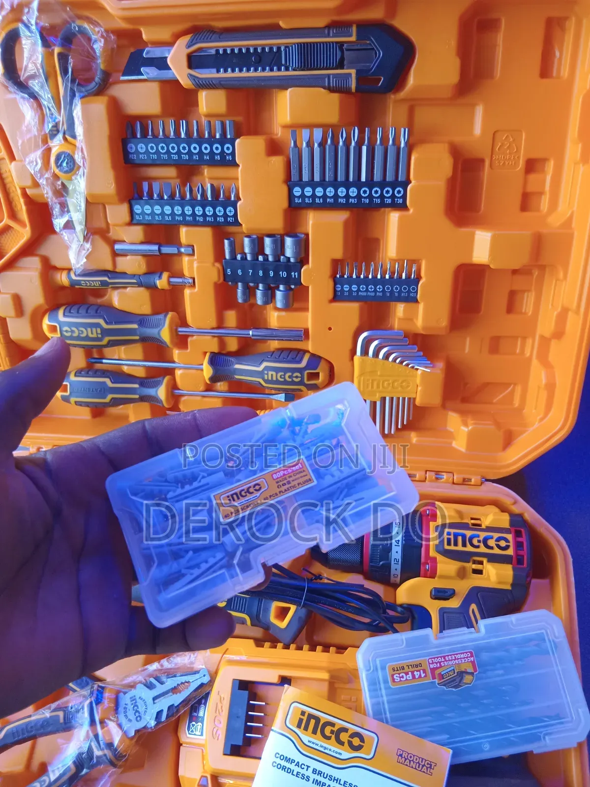 Ingco 166-Piece Industrial Tool Set