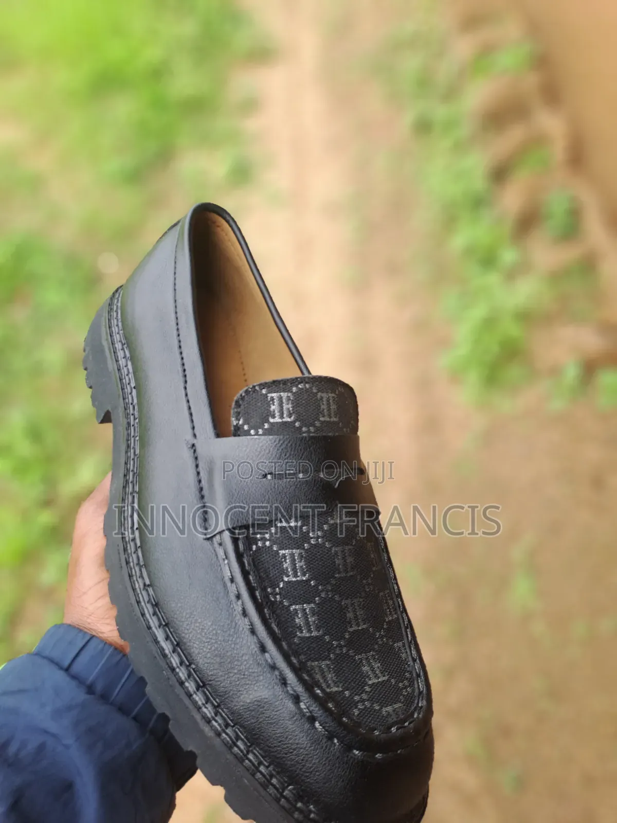 Black Design Loafers