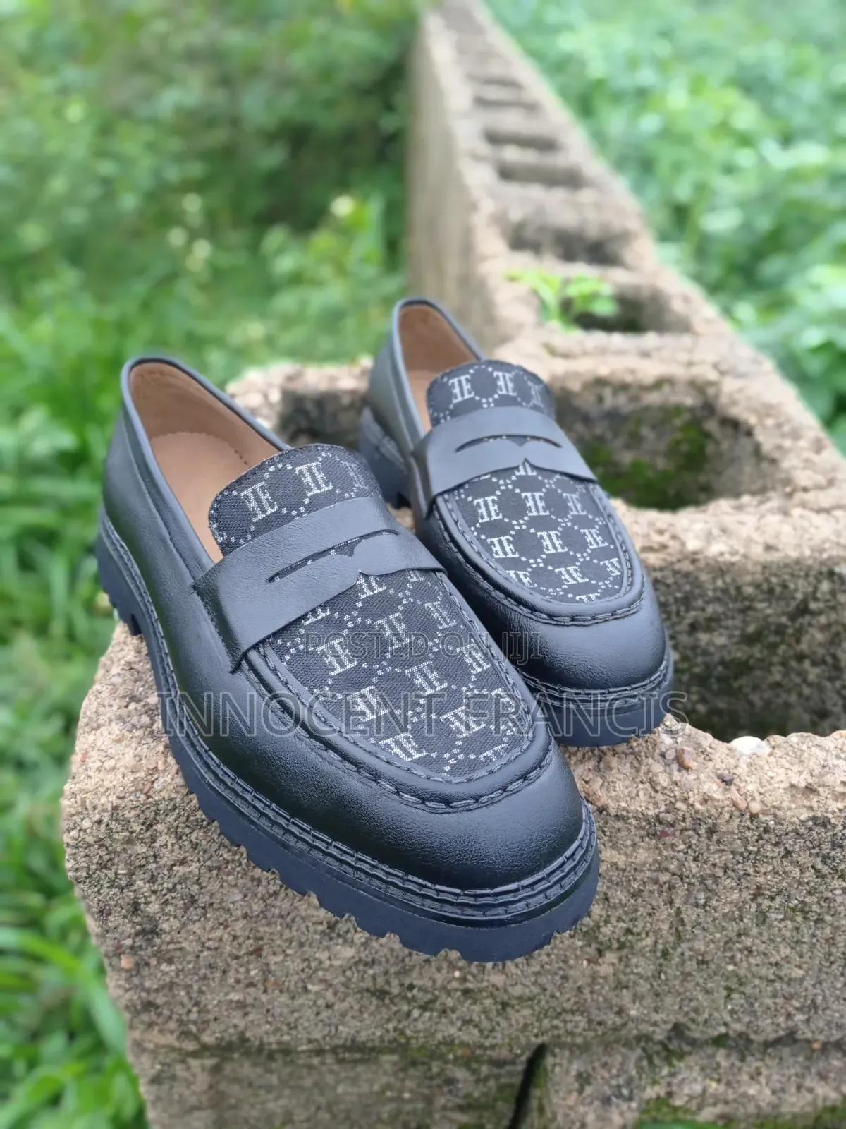 Black Design Loafers