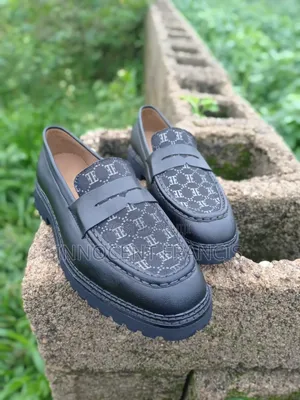 Black Design Loafers