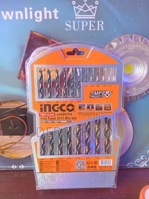 INGCO 19Pcs HSS Twist Drill Bits Set