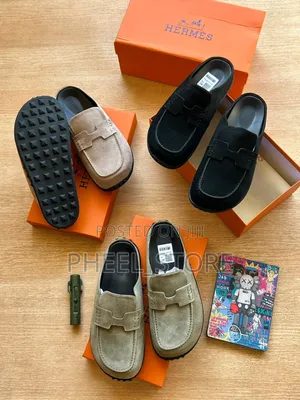 HHermès Paris Leather Half Shoe