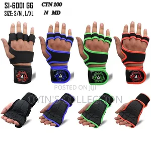 SI-6001 GG Fingerless Gym Fitness Gloves – S/M L/Xl