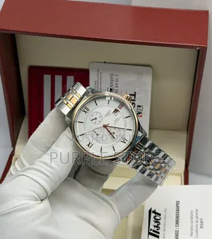 Tissot Chronograph Men's Wristwatch Steel Strap