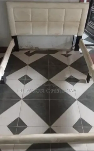 Neatly Used Padded Bed Frame – Selling Cheap