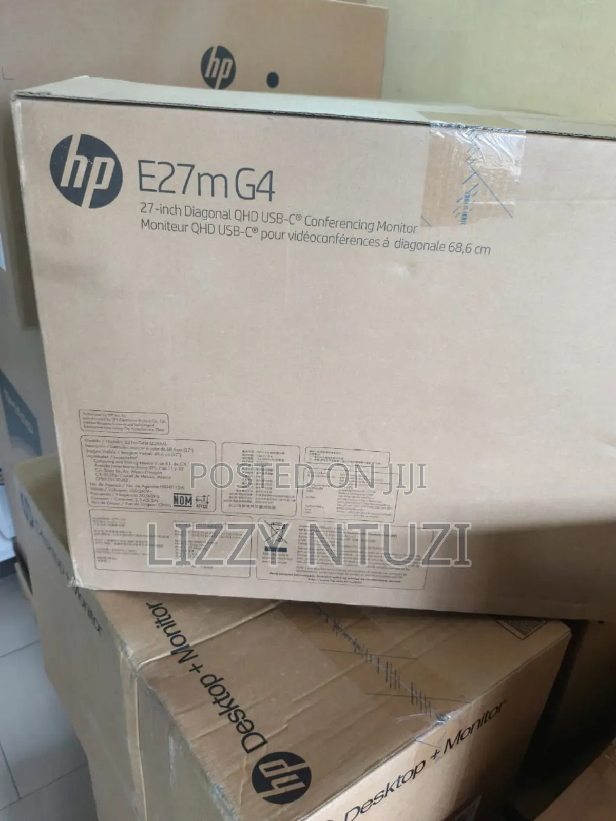 HP E27m G4 QHD USB-C Conference Monitor