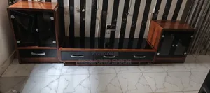 Neatly Used Modern TV Stand and Storage Cabinet for Sale