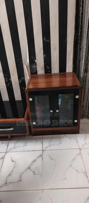 Neatly Used Modern TV Stand and Storage Cabinet for Sale