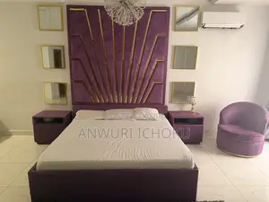 Luxurious Bed Frame ,Drawers,mirror and Sofa