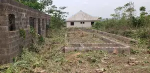 Half Plot of Land With Foundation on It