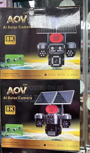 AOV 4-Lens AI Solar Camera UltraHD