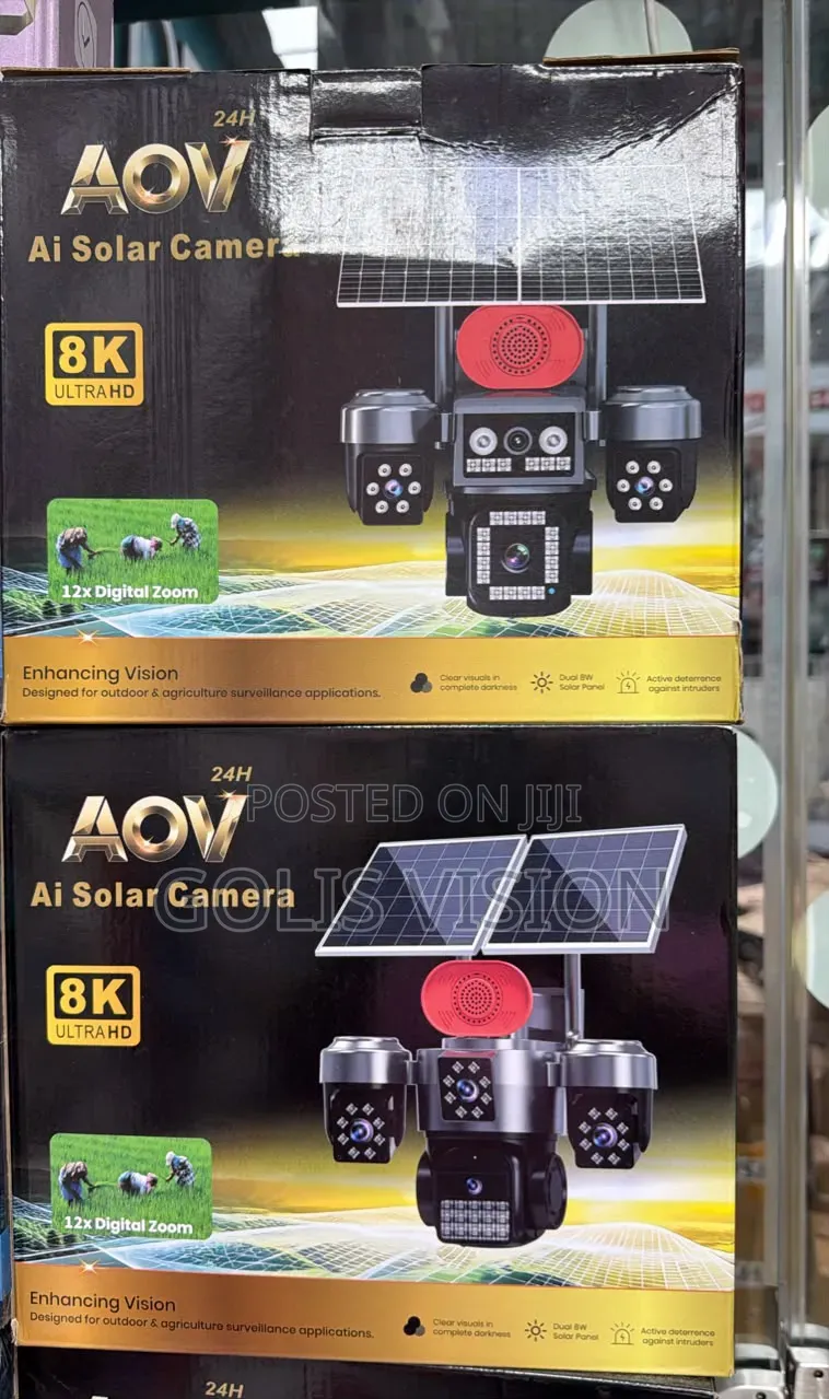 AOV 4-Lens AI Solar Camera UltraHD