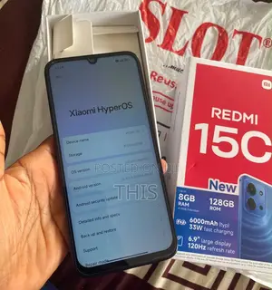 Xiaomi Redmi 15C 4G 128 GB Black