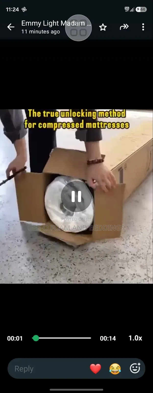 6x6 10 Compressed/Hybrid Mattress